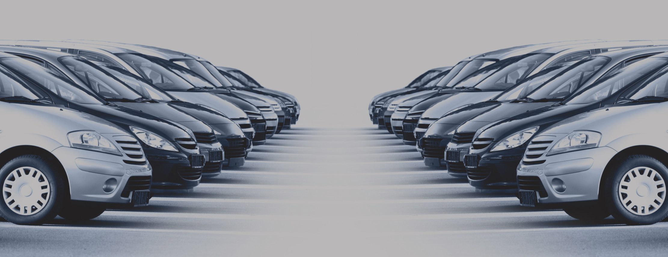 Fahrzeuge auf dem Gelände eines Autohauses